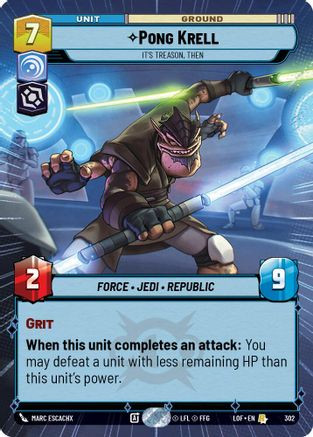 Pong Krell - It's Treason, Then (Hyperspace) (302) - Legends of the Force
