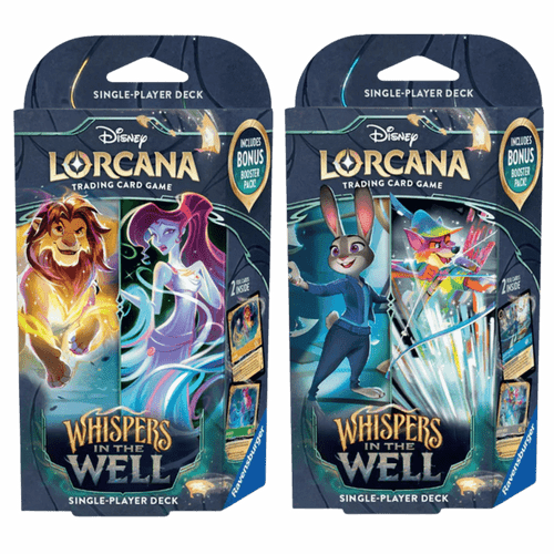 Disney Lorcana TCG:  Whispers in the Well - Starter Deck (Set of 2)
