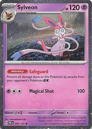 Sylveon - 040/131 (Cosmos Holo) 40 - Miscellaneous Cards  Products Holofoil
