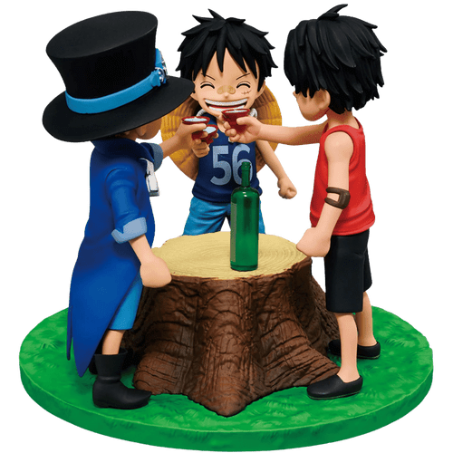 One Piece: Ace & Sabo & Luffy (Dramatic Memories) Revible Moment Ichibansho Figure (PREORDER)