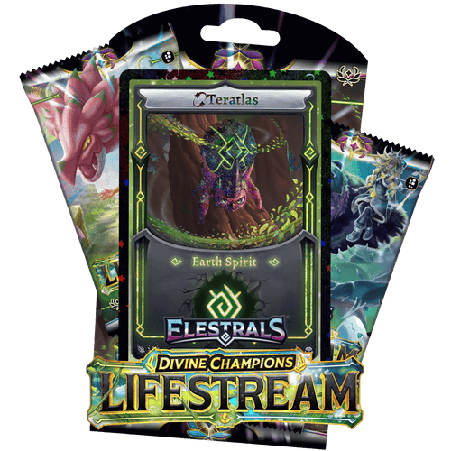 Elestrals TCG: Divine Champions Lifestream - 2-Booster Blister Pack (Reverse Stellar Teratlas)