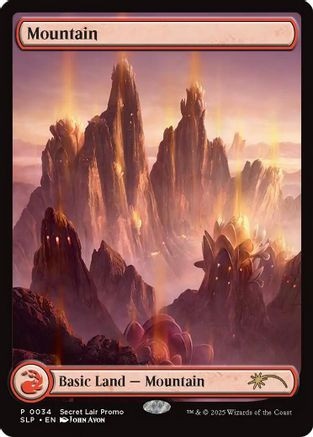 Mountain (0034) (SLP-034) - Secret Lair Showdown