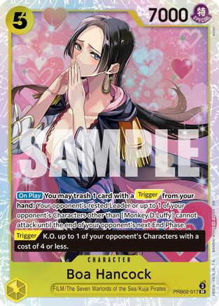 Boa Hancock (PRB02-017) Premium Booster -The Best- Vol. 2 Foil