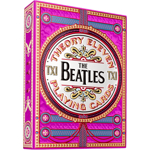 The Beatles Playing Cards (Pink)