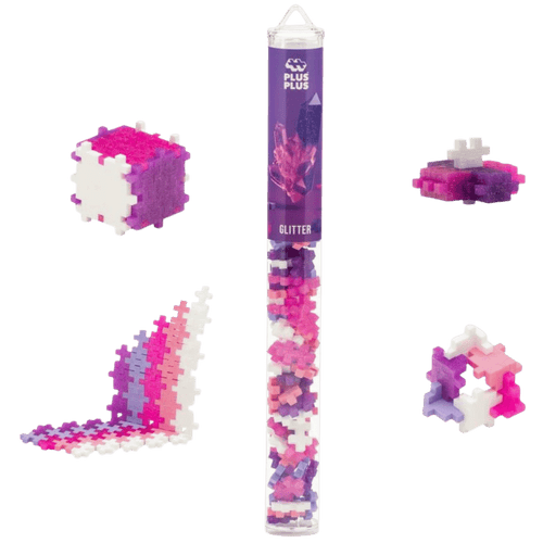 Plus-Plus: Tube - Glitter Mix