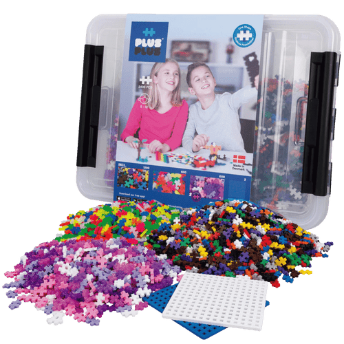 Plus-Plus: Tub w/ 2 Baseplates (2400pcs)