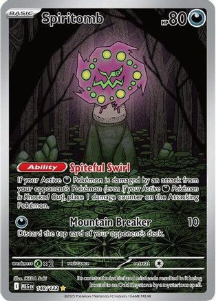 Spiritomb - 148/132 148 - ME01 Mega Evolution Holofoil (LP)