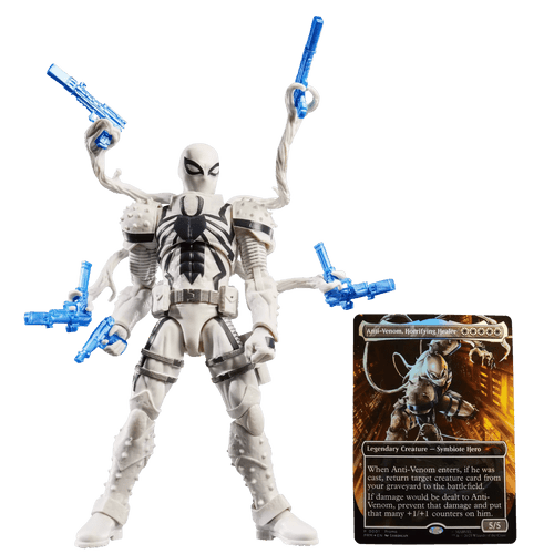 Marvel Legends Series: Agent Anti-Venom Action Figure (6in) w/ Exclusive Magic: The Gathering Card