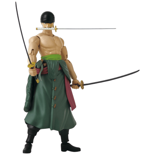 One Piece: Roronoa Zoro (Three Sword Style) - Anime Heroes Action Figure (6.5in)