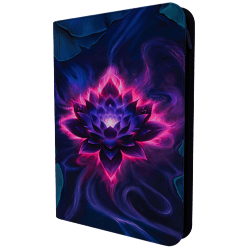 Arcane Fortress Binder: Prestige Collection - Cursed Lotus  - Zippered, Side-Loading (9-Pocket)