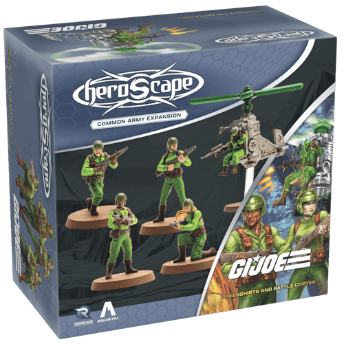 G.I. Joe Heroscape: Greenshirts & Battle Copter - Common Army Expansion