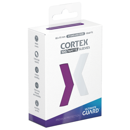 Ultimate Guard: Cortex - Matte Purple Standard Size Card Sleeves (100)