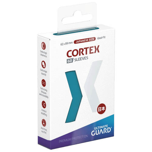 Ultimate Guard: Cortex - Matte Petrol Japanese Size Card Sleeves (60)