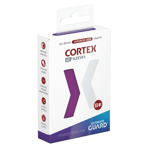 Ultimate Guard: Cortex - Matte Purple Japanese Size Card Sleeves (60)