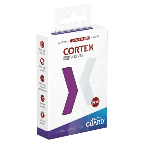 Ultimate Guard: Cortex - Glossy Purple Japanese Size Card Sleeves (60)