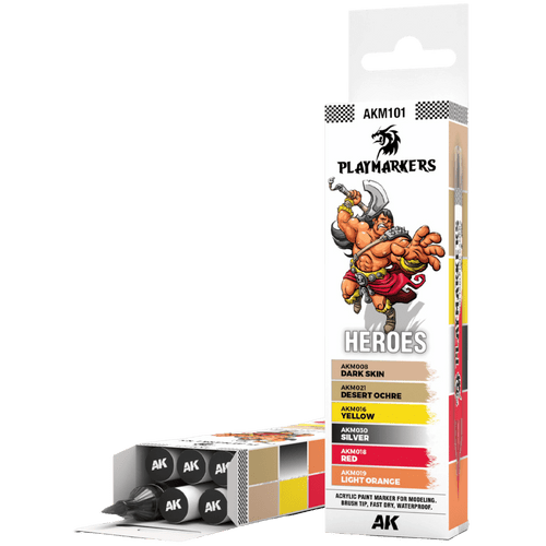 AK-Interactive: Playmarkers Set - Heroes (6)