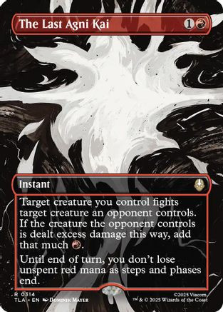 The Last Agni Kai (Borderless) (TLA-314) - Avatar: The Last Airbender Foil