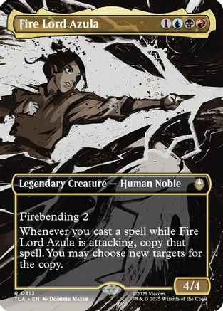 Fire Lord Azula (0313) (Borderless) (TLA-313) - Avatar: The Last Airbender