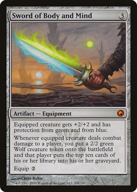 Sword of Body and Mind (SOM-208) - Scars of Mirrodin (LP)