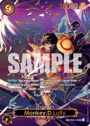 Monkey.D.Luffy - OP09-119 (SP) (OP09-119) Carrying On His Will Foil