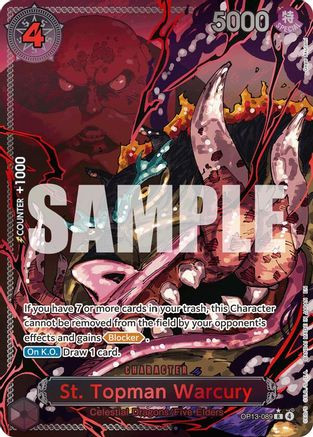 St. Topman Warcury (Parallel) (OP13-089) Carrying On His Will Foil