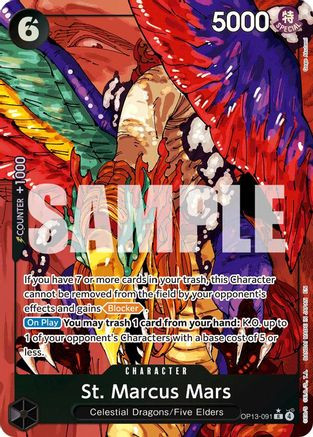 St. Marcus Mars (Alternate Art) (OP13-091) Carrying On His Will Foil