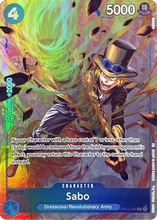 Sabo (Premium Card Collection -Best Selection Vol. 4-) (OP10-049) One Piece Promotion Cards Foil