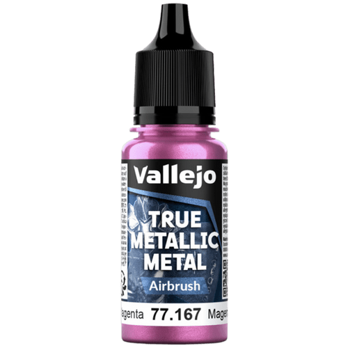 Acrylicos Vallejo: True Metallic Metal - Airbrush - Crimson Magenta (18ml)