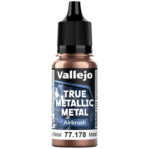 Acrylicos Vallejo: True Metallic Metal - Airbrush - Rusty Metal (18ml)