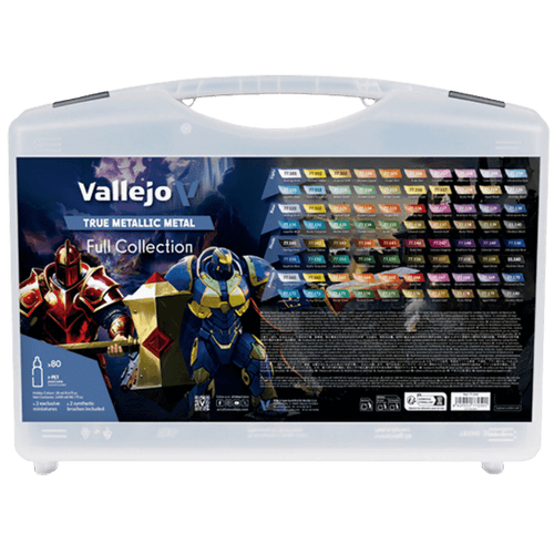 Acrylicos Vallejo: True Metallic Metal - Full Collection (80 Color Set, 18ml) (PREORDER)