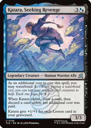 Katara, Seeking Revenge (TLE-148) - Avatar: The Last Airbender: Eternal-Legal Foil