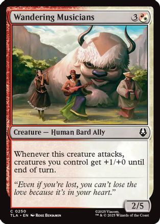 Wandering Musicians (TLA-250) - Avatar: The Last Airbender Foil