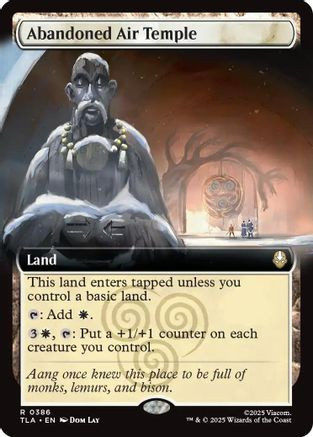 Abandoned Air Temple (Extended Art) (TLA-386) - Avatar: The Last Airbender