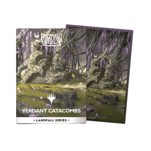 Dragon Shield: MTG Landfall Series "Verdant Catacombs" - Matte Dual Art Card Sleeves (100ct)