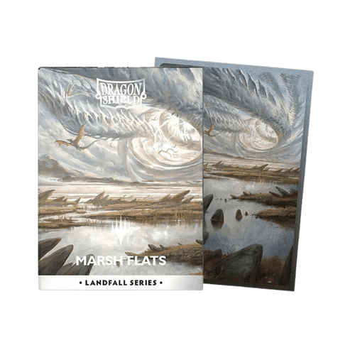 Dragon Shield: MTG Landfall Series "Marsh Flats" - Matte Dual Art Card Sleeves (100ct)