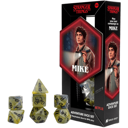 Sirius Dice: Stranger Things - Adventure Dice Set - Mike