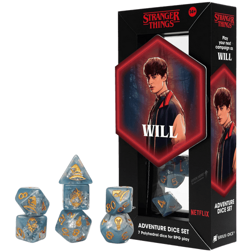 Sirius Dice: Stranger Things - Adventure Dice Set - Will