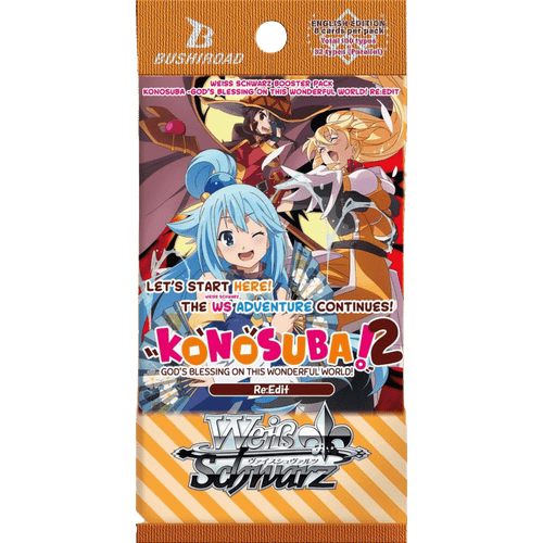 Weiss Schwarz: KONOSUBA - God’s blessing on this wonderful world! Re:Edit - Booster Pack