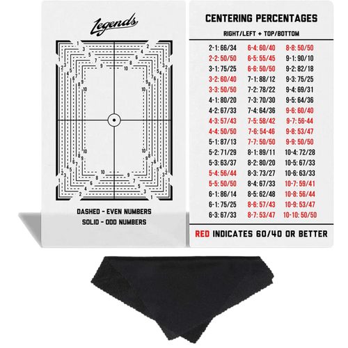 Legends Card Grading Centering Tool