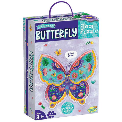 Shimmery Butterfly Floor Puzzle