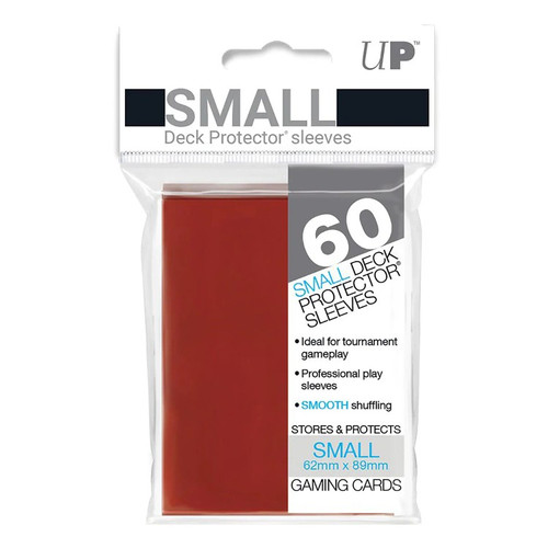 Ultra Pro Sleeves: Small Size PRO-Gloss - Red (60ct)
