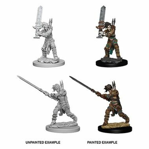 Pathfinder Battles Deep Cuts Unpainted Miniatures: Female Human Barbarian