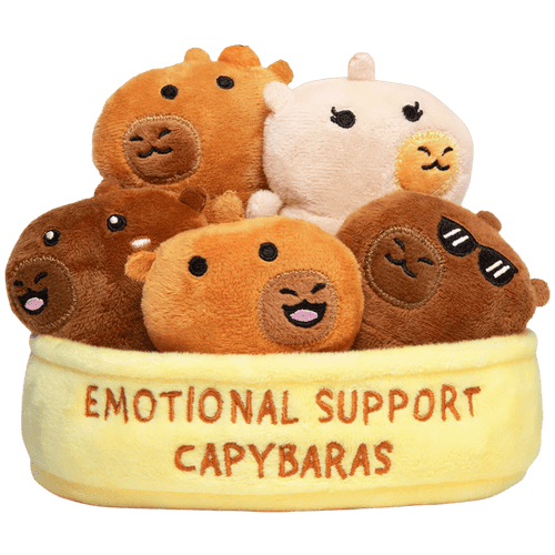 Emotional Support Plushie: Capybaras