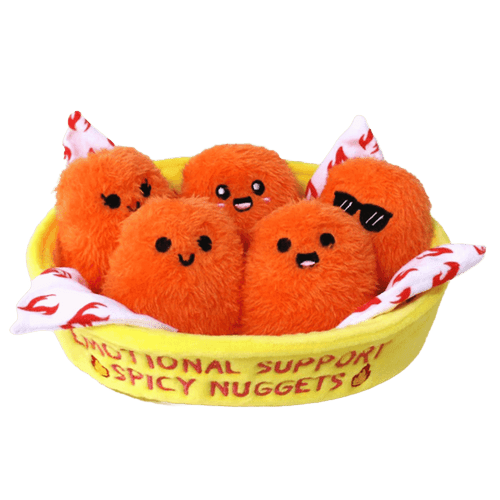 Emotional Support Plushie: Spicy Nuggets