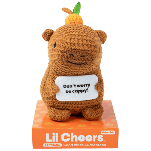 Lil Cheers: Daily Positivity Crochet Plush - Capybara