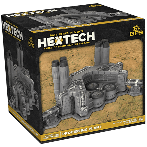 Battlefield in a Box: Hextech Terrain - Industrial Fluidworks: Processing Plant