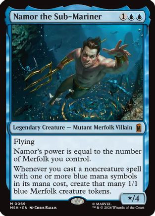 Namor the Sub-Mariner (MSH-069) - Marvel Super Heroes