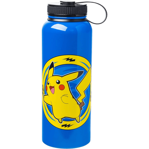 Pokemon: Pikachu - Stainless Steel Water Bottle w/Twist Lid (42oz)