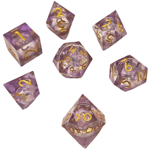 Chronicle: Nebula Liquid Core Polyhedral Dice Set - Pink (7ct)