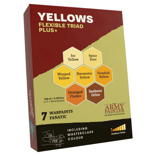The Army Painter: Warpaint Fanatic - Flexible Triad PLUS+ - Yellows